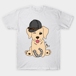 Funny retriever is ready to ride a horse T-Shirt